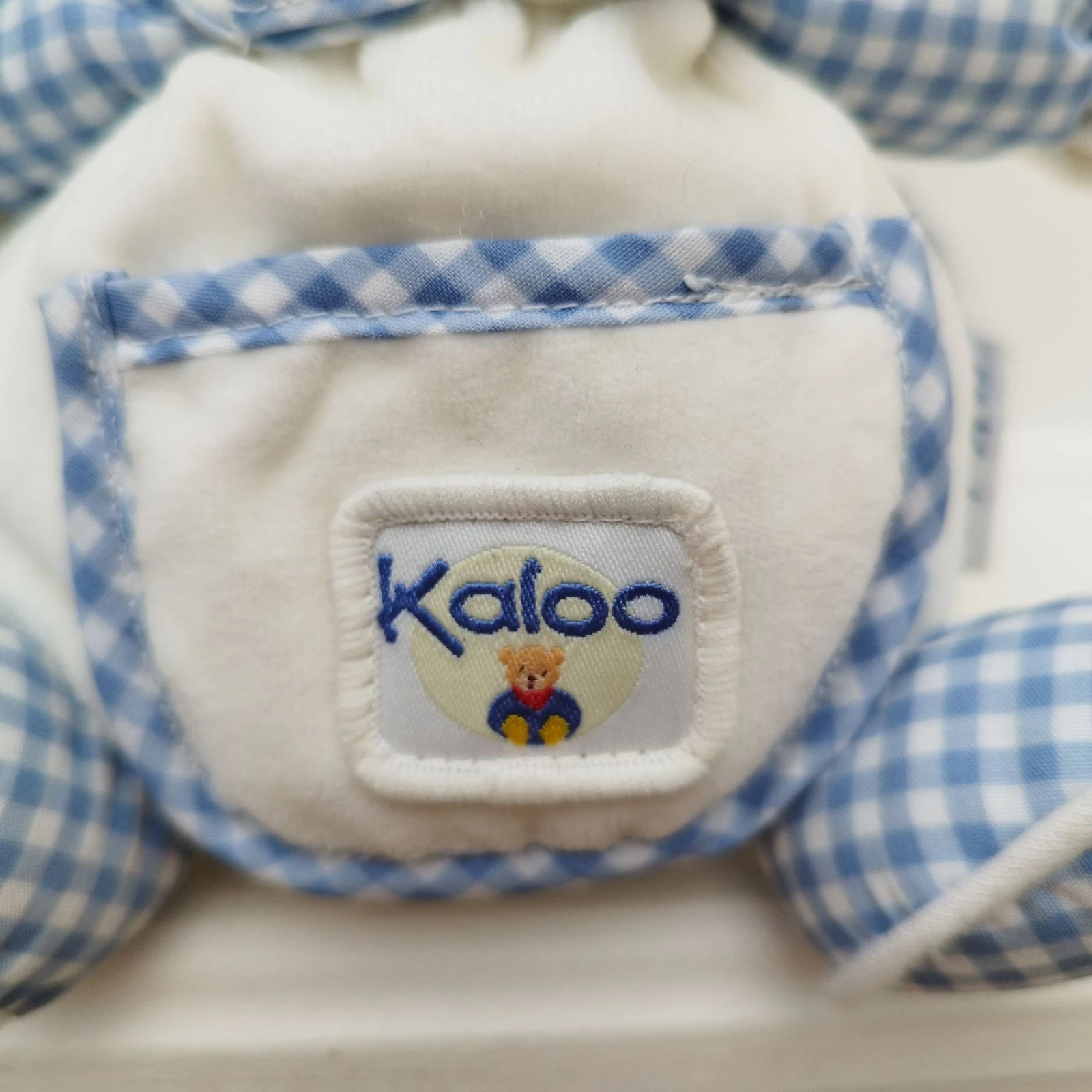 Peluche de oso vichy azul Kaloo – photo 2